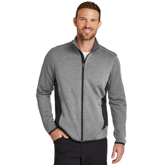 Chaqueta de forro polar elástico jaspeado con cremallera completa Eddie Bauer®. EB238 eddie bauer EB238
