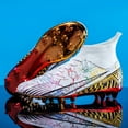 thumbnail image 3 of Epic Lightning - Patterned High - Top Soccer Cleats: Supreme Traction, Dazzling Multicolor Design, Gold - Accented Details, Unmatched Comfort & Performance for Dominating the Pitch, 3 of 22
