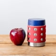 thumbnail image 4 of Contenedor térmico para alimentos LunchBots de 350 mL, azul marino con puntos rojos, 4 of 6