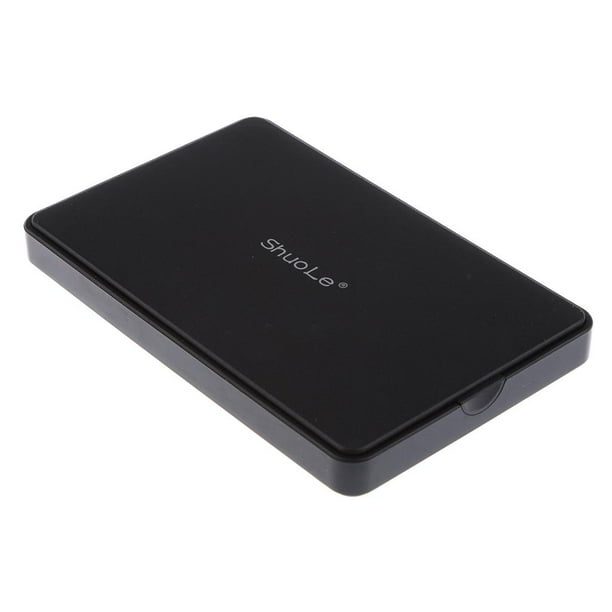 Carcasa para disco duro externo micro SDD/HDD de 2,5" con USB 3.0 Negro