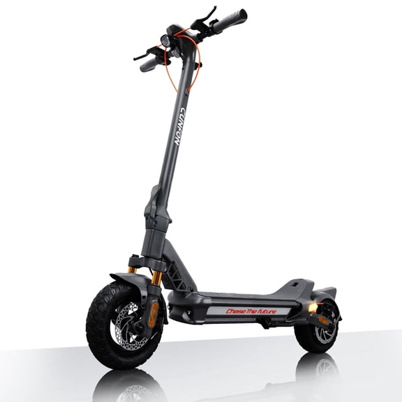 CUNFON Electric Scooter Adult with 1200W Motor Folding E-scooter, 50 Mile Range, 10.5" off Road Tires，Max Limited 31Mph，Fingerprint Unlock and App Controller
