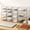 16 Drawers, variant on 8-Drawer/16-Drawer Clear Acrylic Desk Organizer with Dustproof Storage Drawers - Suitable for Office, Craft Supplies, Makeup Brushes, & Small Parts - Drawers for Workshop Organization