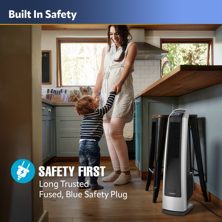 Lasko High Velocity 35 in. 3 Speed Oscillating Tower Fan with Timer and  Remote Control, U35115 - Walmart.com