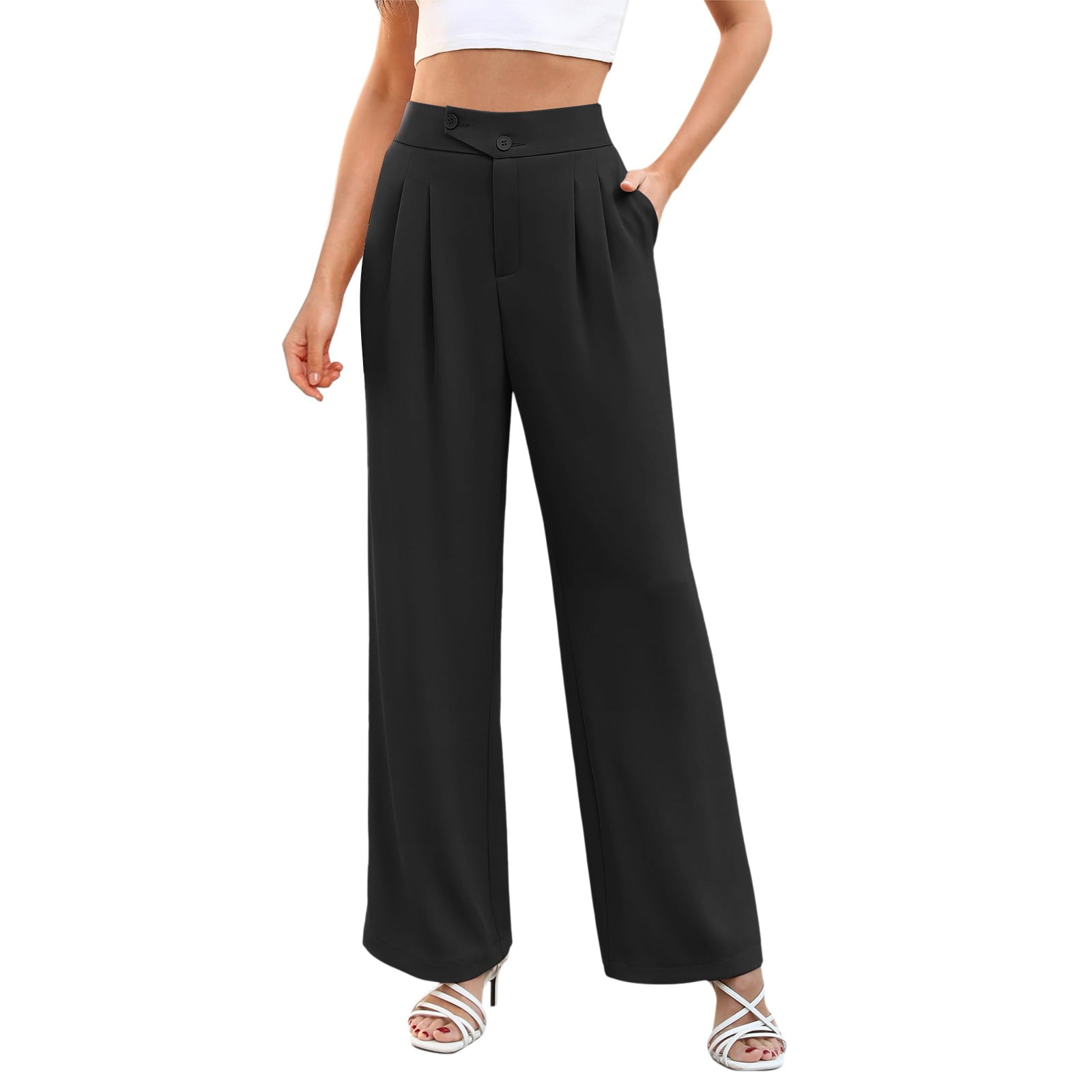Flare Leg Work Pants LILLUSORY Wide Leg Dress Pants Women's High Waisted Dressy Trousers, Cocoa, XS Business Casual Chic Pants Flare Leg Work Pants LILLUSORY Wide Leg Dress Pants Women's High Waisted Dressy Trousers, Cocoa, XS Business Casual Chic Pants