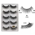 thumbnail image 3 of Pestañas postizas Racimos naturales Pestañas postizas mejor valoradas Pestañas Postizas Naturales Adhesivo Reutilizable 5 pares de pestañas de agua de imitación 3D gruesas(Compre 2 y obtenga 1 gratis), 3 of 9