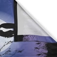 thumbnail image 3 of Ambesonne Night Kitchen Curtains, Romantic Man Woman Hug, 55"x39", Black Blue White, 3 of 3