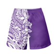 thumbnail image 4 of Binienty Men's Board Shorts Beach Shorts With Purple Floral Design - Quick Dry for Summer Surfing and Beach Vacations, 4 of 10