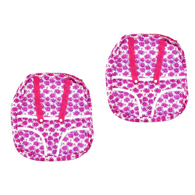 de Viaje para Niños de 2 Piezas con Porta Muñecas Incorporado O Muñeca Americana de 18 '' Rosa Roja Macarena Mochila rosa para niños