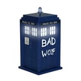 thumbnail image 1 of FAMETEK Doctor Who Bad Wolf Tardis Altavoz Bluetooth inalámbrico reproduce música, se ilumina, efectos de sonido precisos | Regalos para hombres o mujeres - Los mejores regalos de cumpleaños coleccion, 1 of 5