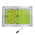 thumbnail image 2 of LJNYFDC Football Training Board Soccer Dry Erase Coaching Scoreboard 1 Set Professional Coaches Training Writing Tablet Erasable for Football Referees, 2 of 7