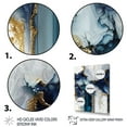 thumbnail image 3 of Designart Abstract Geode White And Blue Marble I Canvas Wall Art, 3 of 5