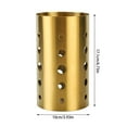 thumbnail image 2 of Stainless Steel Utensil Holders Large Kitchen Caddy Gold with Drain Holes for Cooking Tools Storage, 2 of 8