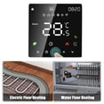 thumbnail image 3 of Floor Heating Temperature Controller, Manual Auto Mode Floor Heating Electronic Thermostat WIfI 16A Multifunctional  for Home White,Black, 3 of 7