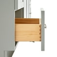 thumbnail image 5 of Ariel Hamlet 61 In. Rectangle Sink Vanity With 0.75 In. Carrara White Countertop In Grey, 5 of 11