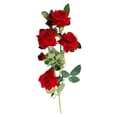 thumbnail image 1 of Mightlink Faux Silk Flower Artificial Flower Easy Care Vivid Decorate Fresh-keeping Simulation Rose Floral Wedding Supplies, 1 of 7