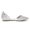 SILVER/GLITTER, variant on Dream Pairs Women's Ankle Strap Flat Shoes Ballerina Ballet Shoes Pointed Toe Flat Shoes Flapointed-New White/Pu Size 11