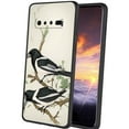 thumbnail image 1 of Compatible with Samsung Galaxy S10+ Plus Phone Case, Magpie-7 Case Silicone Protective for Teen Girl Boy Case for Samsung Galaxy S10+ Plus, 1 of 1