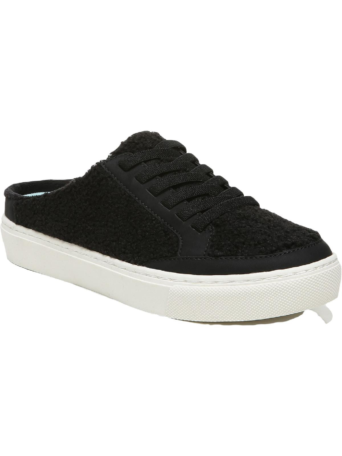Dr. Scholl s Brandclub Dr. Scholl s NBD Women s Faux Shearling or Wool Sneaker Mules Black Size 8.5