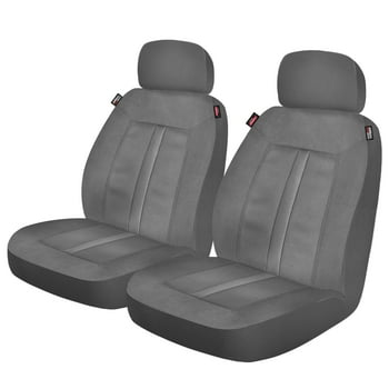Genuine Dickies 2 Piece Sorrento Car Seat Covers Gray, 43262WDI
