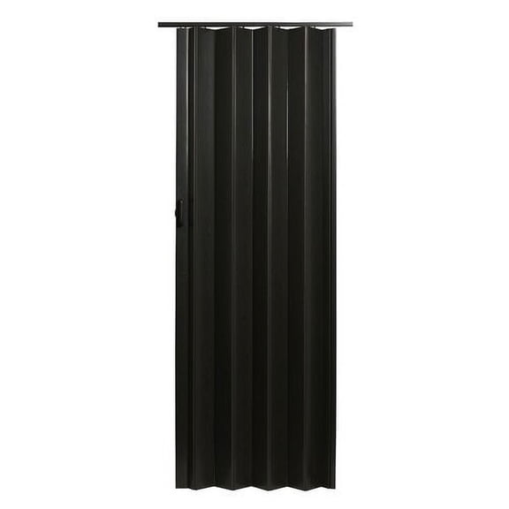 Homestyle Plaza Vinyl Accordion Door, 36" x 80", Espresso