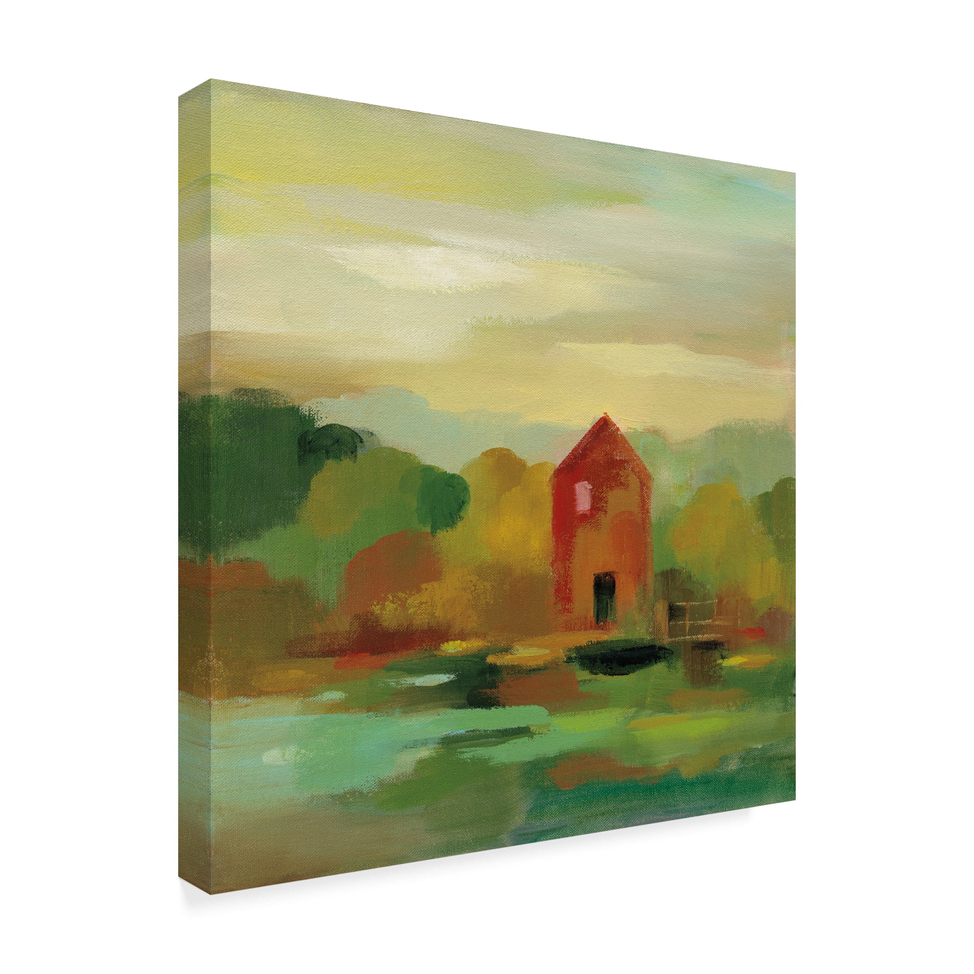 Trademark Fine Art 'October Farm II' Canvas Art by Silvia Vassileva