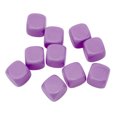 thumbnail image 3 of Juego de dados en blanco divertidos de 30 piezas, rompecabezas DIY de esquina redonda, dados de 6 caras para juegos de mesa, aprendizaje de matemáticas, color morado, 3 of 5