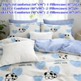 thumbnail image 3 of JOLUSERE 2-Piece Adorable Puppy Blue White Comforter Twin Set, Reversible Soft Quilt Bedding Set for Kids Adults, 3 of 9