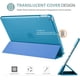 thumbnail image 4 of Funda para iPad 10.2 (2021 9.ª generación/2020 iPad 8.ª generación/2019 7.ª generación), carcasa rígida delgada con soporte, funda protectora inteligente para iPad 9/8/7 de 10.2 pulgadas - Azul claro, 4 of 5