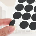thumbnail image 4 of Uxcell 270 Pieces Screw Hole Stickers, 5 Sheet Self-Adhesive Waterproof Wood Grain Sticker for Screw Holes Wall Cabinets Desk Repairing, Black, 21mm/0.83 Inch, 4 of 6