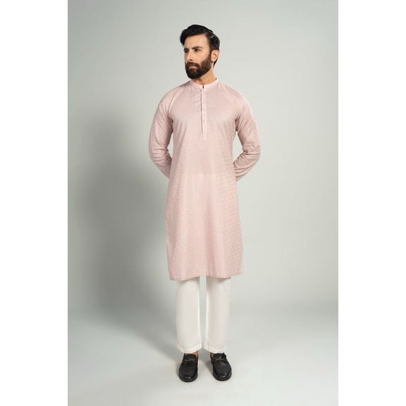 Pakistani Men Cotton Blended Kurta Kameez Pink Bollywood Eid Large FromUSA India Buy It Now ¬∑ 376988272862