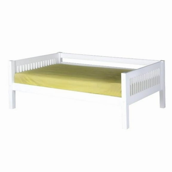 C213-Wh Day Bed Mission Headboard White Finish, Twin Size Mattress