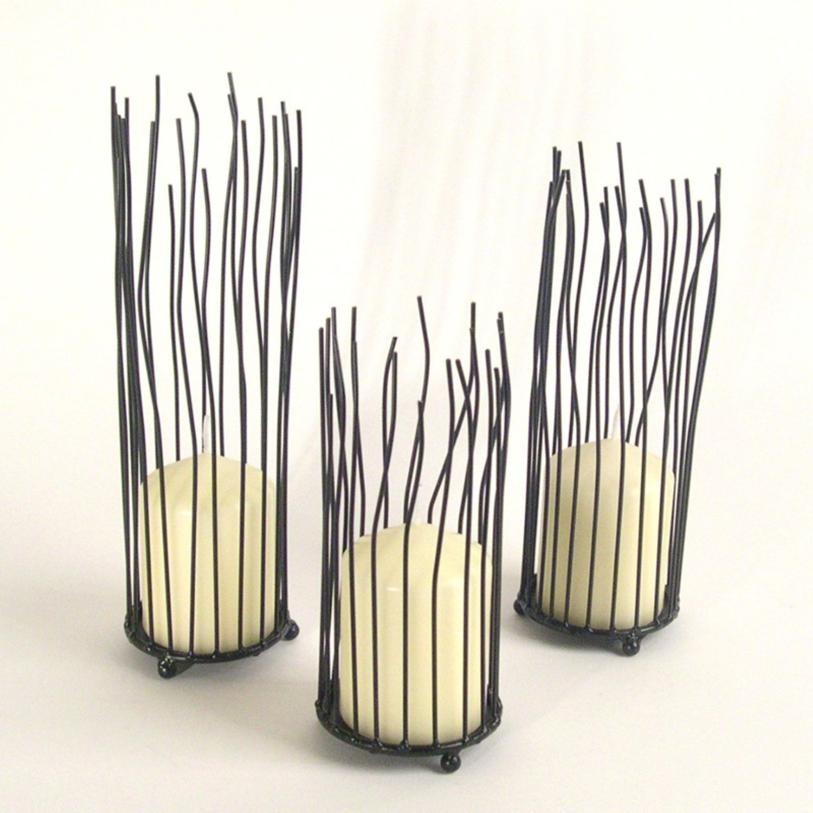 Danya B. Willow Iron Candleholder 3-piece Set - Walmart.com