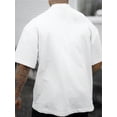 thumbnail image 2 of Men's Rose Print Graphic Tees Oversized T Shirt Summer Tops Casual, 2 of 4