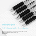 thumbnail image 3 of Bolígrafo de gel de presión simple, bolígrafo negro suave, bolígrafo para estudiantes de secundaria, bolígrafo para estudiantes, bolígrafo con pincel de presión de 0,5 mm requerido para exámenes, 3 of 3