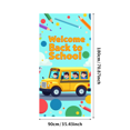 thumbnail image 3 of Colorful Welcome Back to School Banner with School Bus Balloons and Pencils Background Party Decorations for Classroom Decor Back to School Events and Photography Props, 3 of 4
