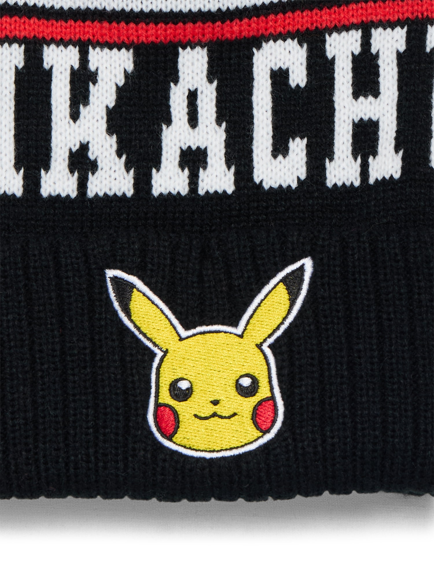 Pokemon Women's Pikachu Pom Beanie Hat