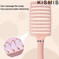 thumbnail image 5 of JJYY 1PC/2Pcs Professional Salon Barber Comb and Hairbrush Set for Women - Anti-Static Hair Care and Styling Tools, Scalp Massage Brushes, Perfect for Daily Use, Weddings, and Gift Sets, 5 of 7