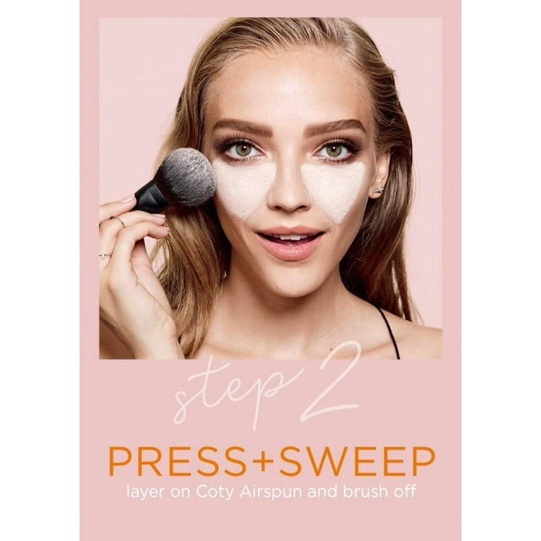 Coty Airspun Loose Face Powder, Honey Beige, Extra Coverage and