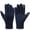 Navy blue, variant on OZERO Mens & Womens Winter Gloves Polar Fleece Snow Gloves with Elastic Cuff Black