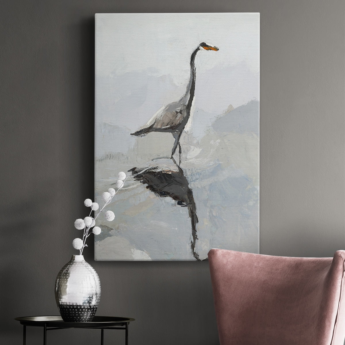 Heron Premium Gallery Wrapped Canvas - Ready to Hang