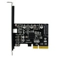 thumbnail image 2 of USB PCIE Card Type C PCI-Express 4X to 3.2 Gen 2X2 (20Gbps) ASM3242 Chipset for 8/10/Linux, 2 of 6