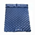 thumbnail image 1 of CNKOO JINGT Extra Thick Lightweight Inflatable Camping Mattress - Quick Inflate & Portable Double navy blue, 1 of 9