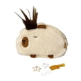thumbnail image 1 of Estuche de lápices de carpincho de peluche con cremallera, material escolar multiusos Beige, 1 of 9