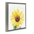 thumbnail image 4 of Stupell Industries Hello Sunshine Bloom Plants & Flowers Painting Gray Floater Framed Canvas Art Print Wall Art, 25 x 25, 4 of 10