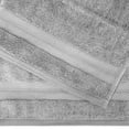 thumbnail image 5 of Superior Aria Turkish Cotton 9-Piece Towel Set, Ultra Soft Heavyweight Towels, Grey, 5 of 6