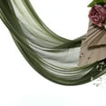 thumbnail image 5 of MDS Pack of 40 yard Wedding Arch Draping Fabric sheer Chiffon Fabric Drapery for Wedding Ceremony Reception Swag and Backdrop Decorations Fabric 60” width - apple red, 5 of 6