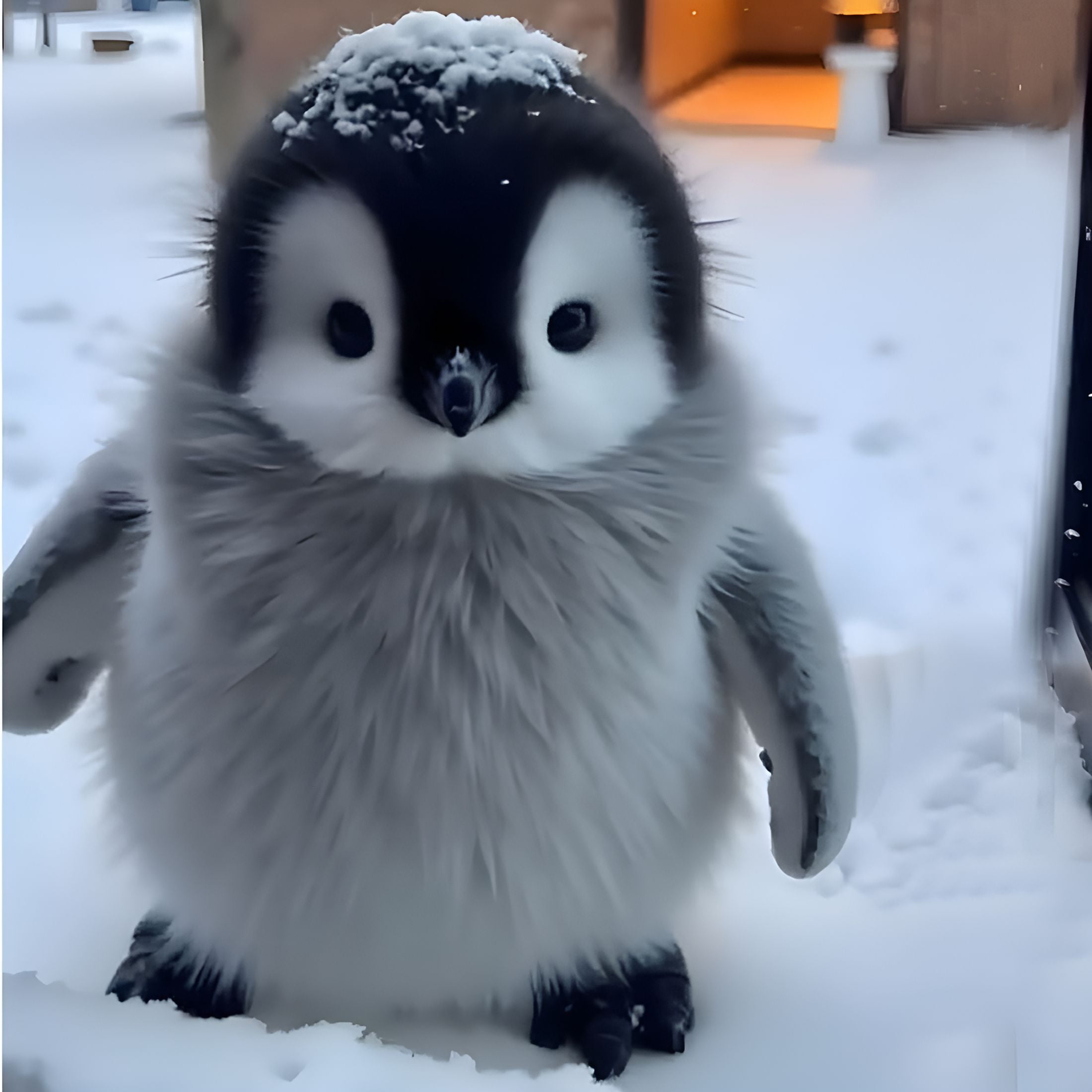 BESTSKY Super Realistic Plush Robot Penguin, Interactive Emotional Support Partner - Waddle(1Pcs)
