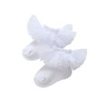 thumbnail image 1 of Seyurigaoka Baby Girl Cute Combed Cotton Socks Lace Mesh Embellishment Solid Color Princess Knitted Socks, 1 of 3