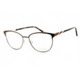 thumbnail image 3 of Emozioni 4399 Full Rim Cat Eye/Butterfly Brown Gold Eyeglasses, 3 of 5