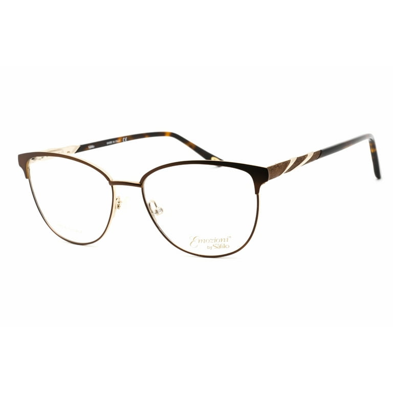 Emozioni 4399 Full Rim Cat Eye/Butterfly Brown Gold